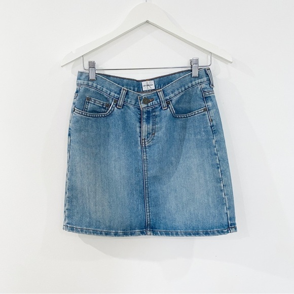 Calvin Klein vintage denim skirt Y2K - Picture 1 of 8